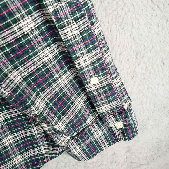 Polo Ralph Lauren Oxford Shirt Men’s Size XL Green Plaid LS Button Down - Picture 7 of 11